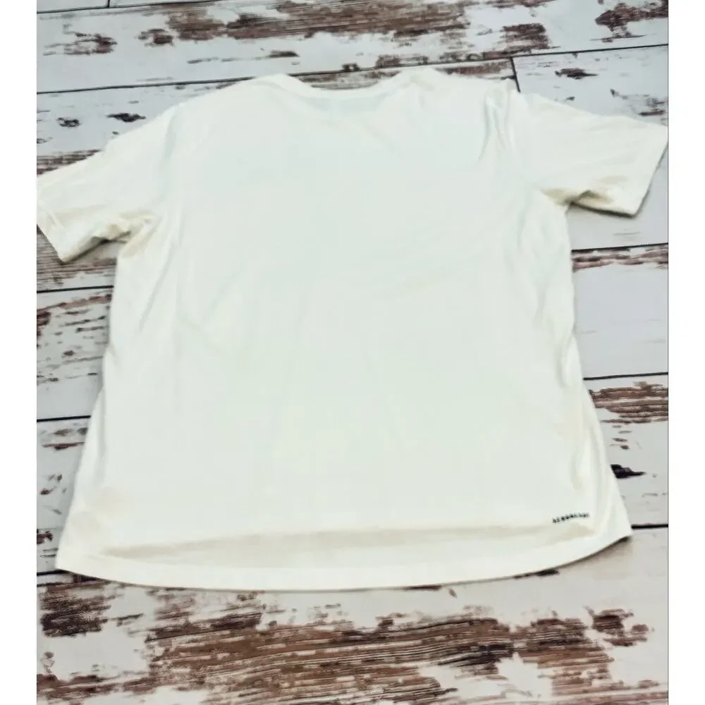 Adidas Essentials T-Shirt Men's Large White Athletic Training Tee